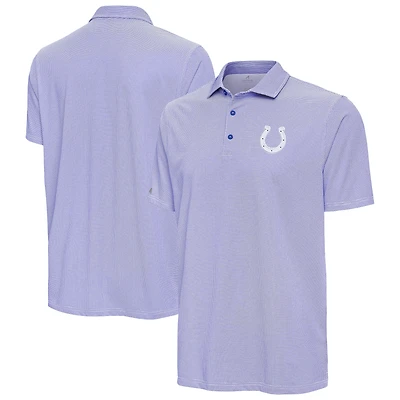 Men's Antigua Royal/White Indianapolis Colts Pave Polo