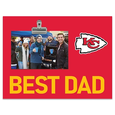 Kansas City Chiefs 8" x 10.5" Briteline Best Dad Clip Frame