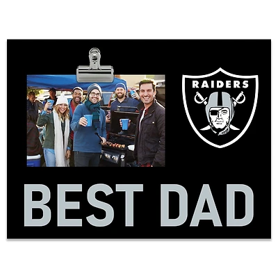 Las Vegas Raiders 8" x 10.5" Briteline Best Dad Clip Frame