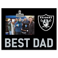 Las Vegas Raiders 8" x 10.5" Briteline Best Dad Clip Frame
