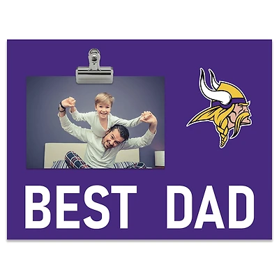 Minnesota Vikings 8" x 10.5" Briteline Best Dad Clip Frame