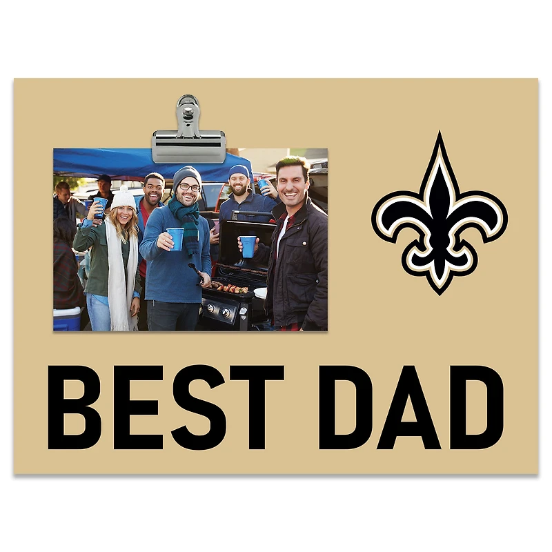 New Orleans Saints 8" x 10.5" Briteline Best Dad Clip Frame