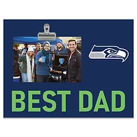 Seattle Seahawks 8" x 10.5" Briteline Best Dad Clip Frame