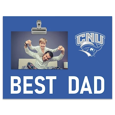 Christopher Newport Captains 8" x 10.5" Briteline Best Dad Clip Frame