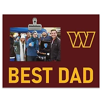 Washington Commanders 8" x 10.5" Briteline Best Dad Clip Frame