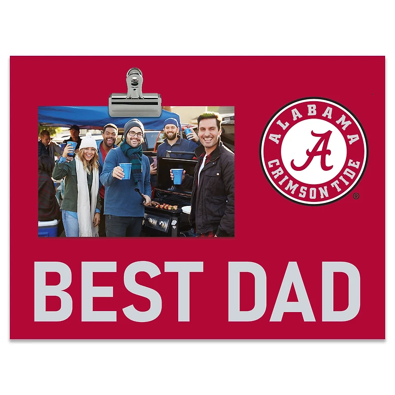 Alabama Crimson Tide 8" x 10.5" Briteline Best Dad Clip Frame
