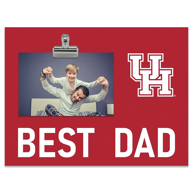 Houston Cougars 8" x 10.5" Briteline Best Dad Clip Frame
