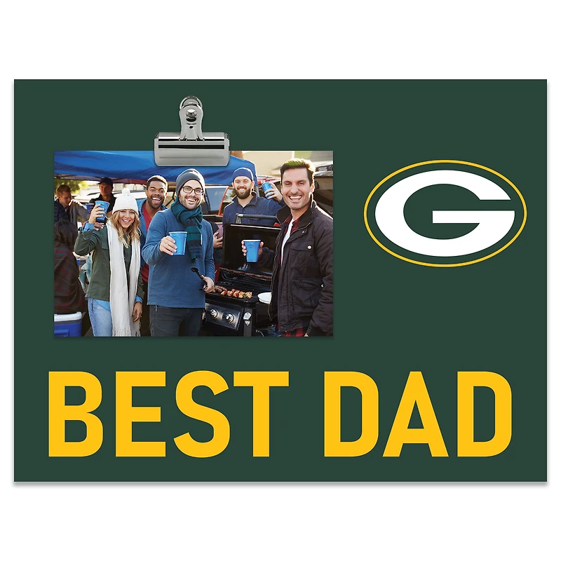 Green Bay Packers 8" x 10.5" Briteline Best Dad Clip Frame