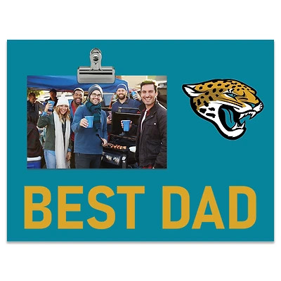 Jacksonville Jaguars 8" x 10.5" Briteline Best Dad Clip Frame