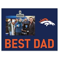 Denver Broncos 8" x 10.5" Briteline Best Dad Clip Frame
