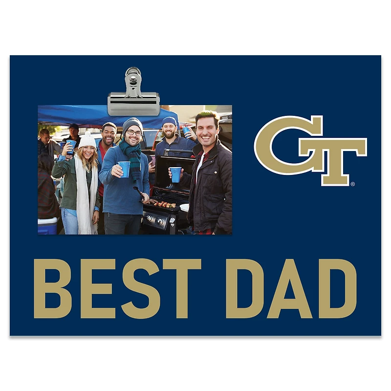 Georgia Tech Yellow Jackets 8" x 10.5" Briteline Best Dad Clip Frame