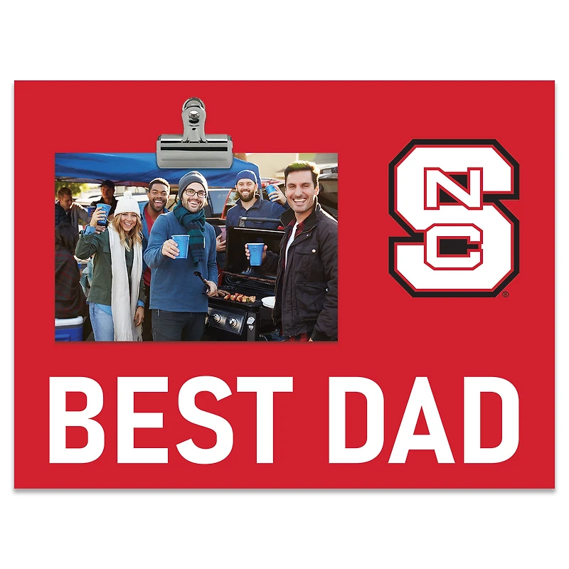 NC State Wolfpack 8" x 10.5" Briteline Best Dad Clip Frame