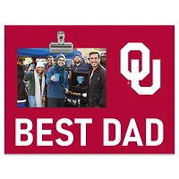 Oklahoma Sooners 8" x 10.5" Briteline Best Dad Clip Frame
