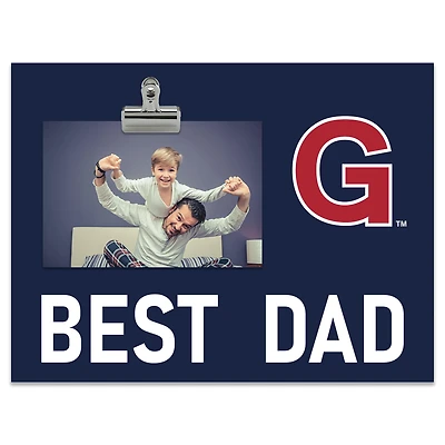 Gonzaga Bulldogs 8" x 10.5" Briteline Best Dad Clip Frame