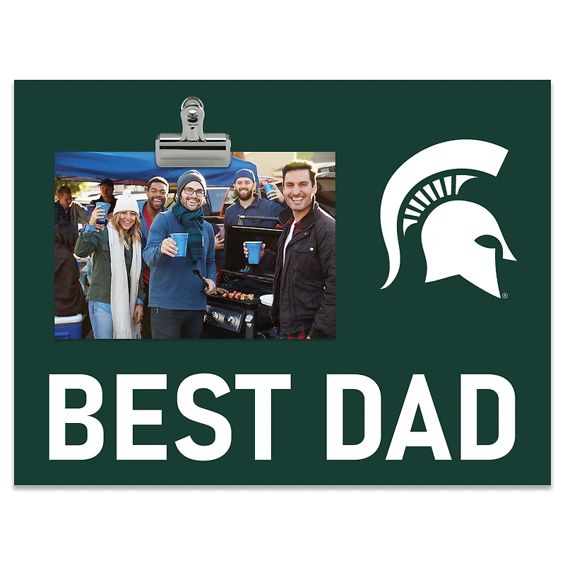 Michigan State Spartans 8" x 10.5" Briteline Best Dad Clip Frame