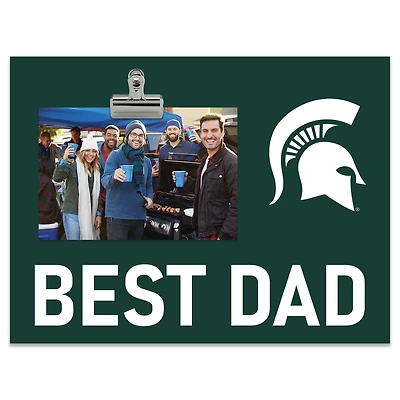 Michigan State Spartans 8" x 10.5" Briteline Best Dad Clip Frame