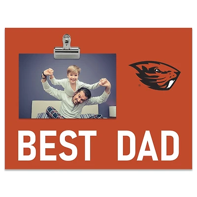 Oregon State Beavers 8" x 10.5" Briteline Best Dad Clip Frame