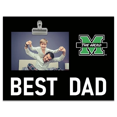 Marshall Thundering Herd 8" x 10.5" Briteline Best Dad Clip Frame