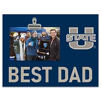 Utah State Aggies 8" x 10.5" Briteline Best Dad Clip Frame