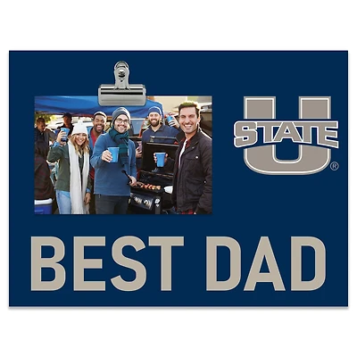 Utah State Aggies 8" x 10.5" Briteline Best Dad Clip Frame