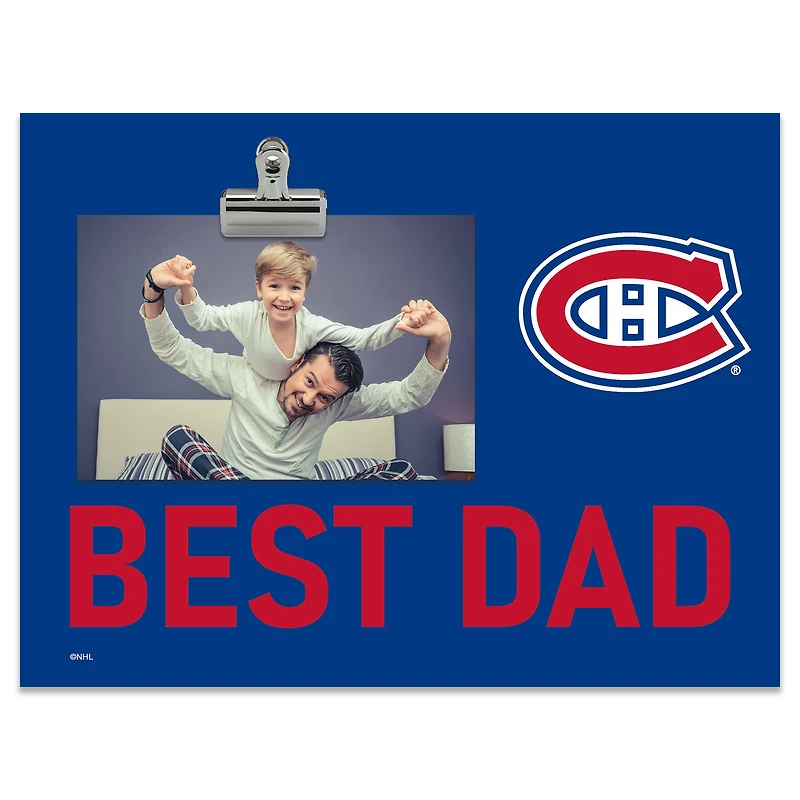 Montreal Canadiens 8" x 10.5" Briteline Best Dad Clip Frame