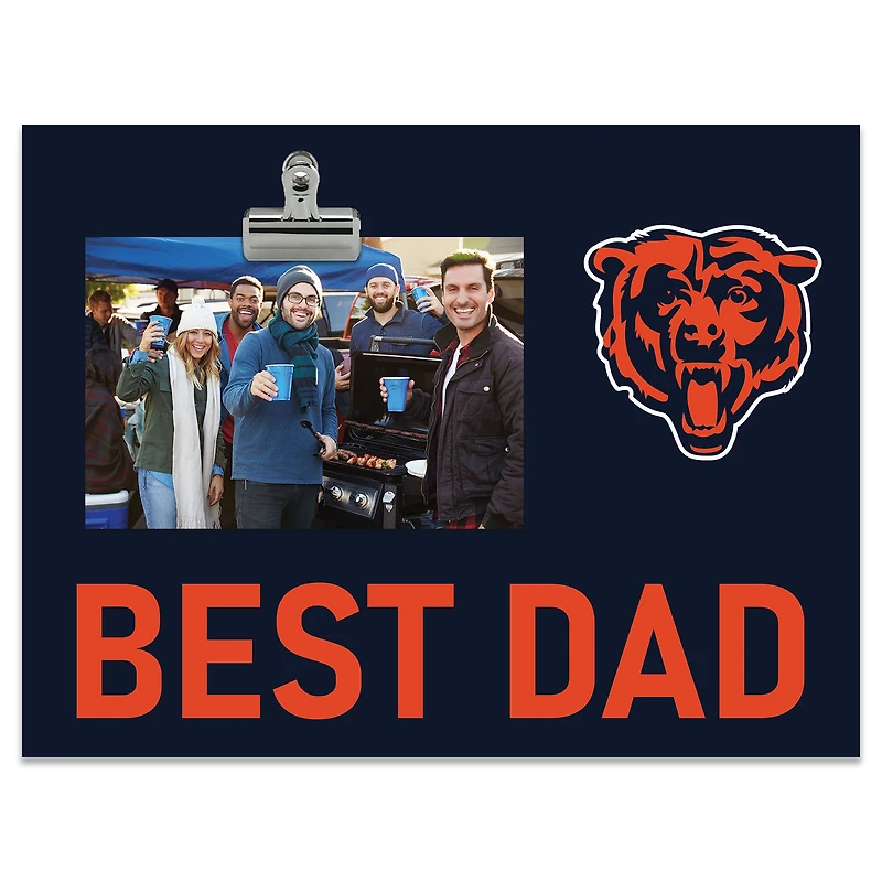 Chicago Bears 8" x 10.5" Briteline Best Dad Clip Frame