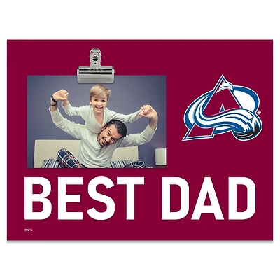 Colorado Avalanche 8" x 10.5" Briteline Best Dad Clip Frame