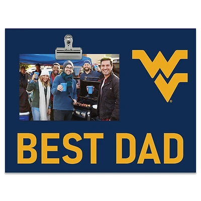 West Virginia Mountaineers 8" x 10.5" Briteline Best Dad Clip Frame