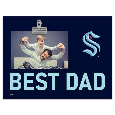 Seattle Kraken 8" x 10.5" Briteline Best Dad Clip Frame