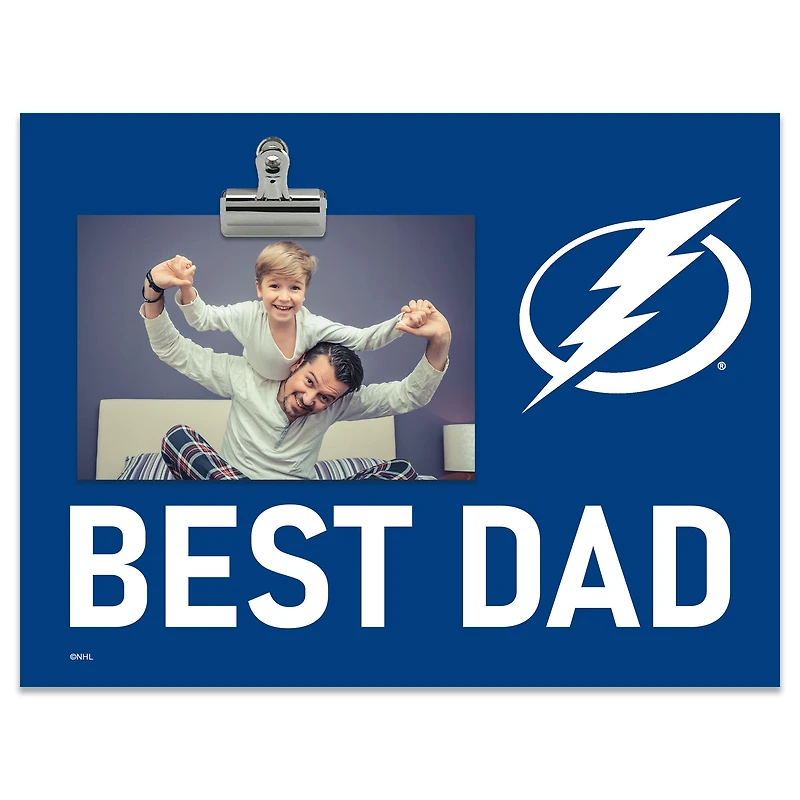 Tampa Bay Lightning 8" x 10.5" Briteline Best Dad Clip Frame