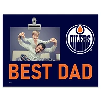 Edmonton Oilers 8" x 10.5" Briteline Best Dad Clip Frame