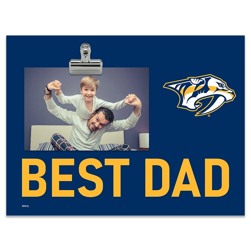 Nashville Predators 8" x 10.5" Briteline Best Dad Clip Frame