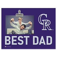 Colorado Rockies 8" x 10.5" Briteline Best Dad Clip Frame