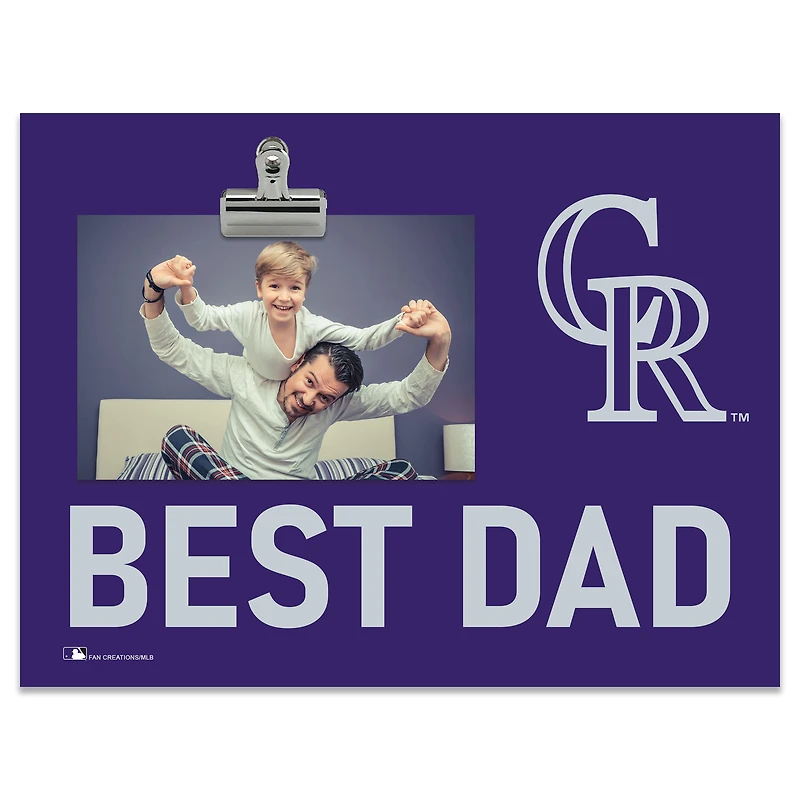 Colorado Rockies 8" x 10.5" Briteline Best Dad Clip Frame