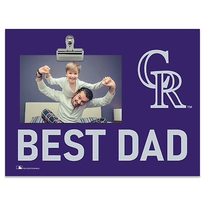 Colorado Rockies 8" x 10.5" Briteline Best Dad Clip Frame