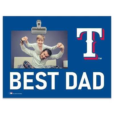 Texas Rangers 8" x 10.5" Briteline Best Dad Clip Frame