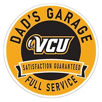 VCU Rams 16" Dad's Garage Wood Sign