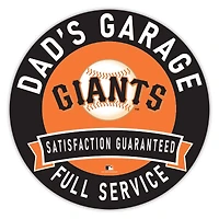 San Francisco Giants 16" Dad's Garage Wood Sign