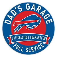 Buffalo Bills 16" Dad's Garage Wood Sign