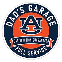 Auburn Tigers 16" Dad's Garage Wood Sign