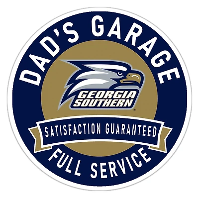 Georgia Southern Eagles 16" Dad's Garage Wood Sign