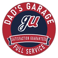 Gonzaga Bulldogs 16" x 16" Dad's Garage Wood Sign