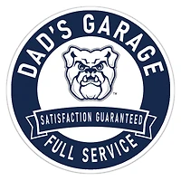 Butler Bulldogs 16" Dad's Garage Wood Sign