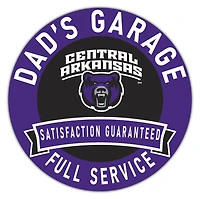 Central Arkansas Bears 16" x 16" Dad's Garage Wood Sign