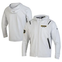 Men's Under Armour White Notre Dame Fighting Irish Freedom Collection Unstoppable Full-Zip Jacket
