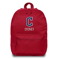 Youth Chad & Jake Red Cleveland Guardians Personalized Block C Backpack