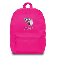 Youth Chad & Jake Pink Cleveland Guardians Personalized Primary Logo Backpack