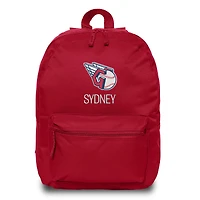 Youth Chad & Jake Red Cleveland Guardians Personalized Primary Logo Backpack