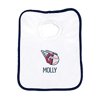 Infant Chad & Jake Cleveland Guardians Personalized Primary Logo Bib