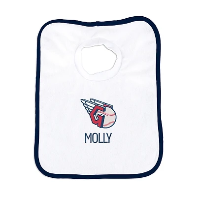 Infant Chad & Jake Cleveland Guardians Personalized Primary Logo Bib